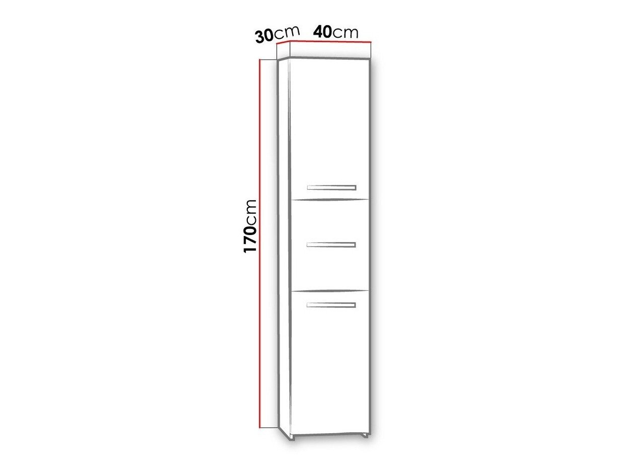 Armoire de bain à poser Comfivo Piscator II