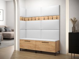 Meuble d'entrée Tivsoa 104 (Faux cuir Soft 017)