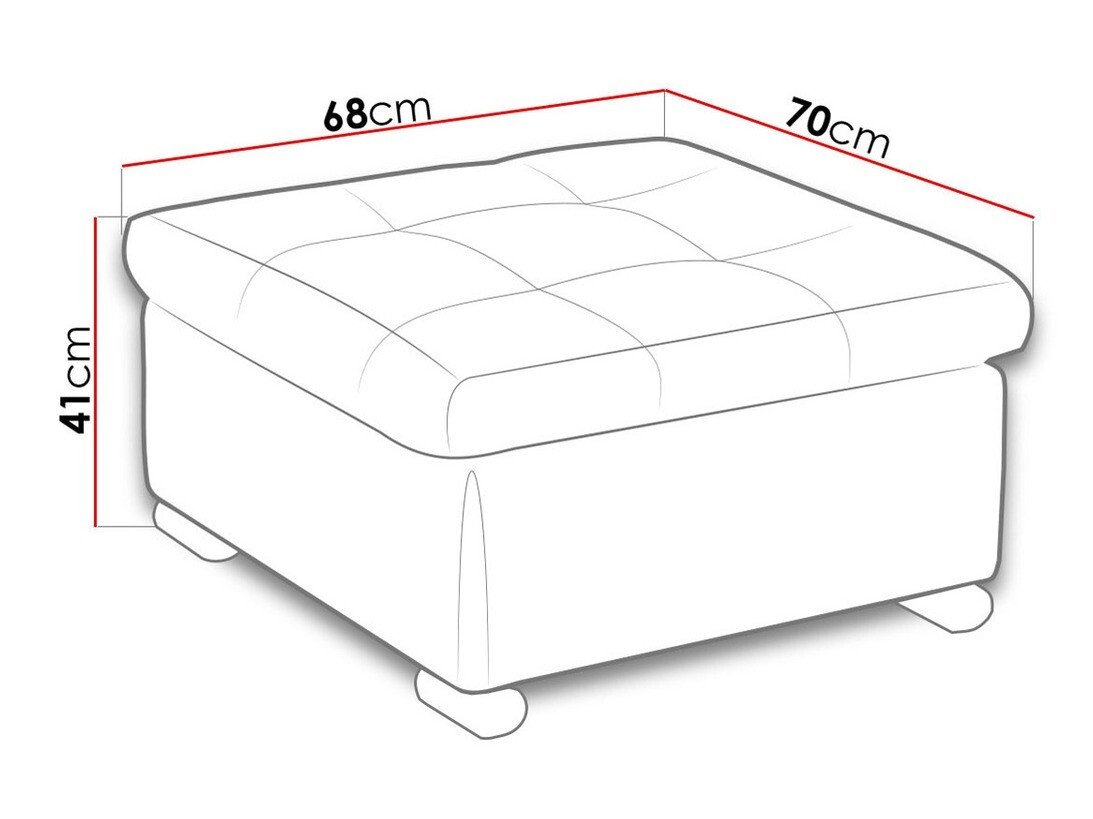 Pouf Comfivo Gemma (Soft 011 + Lawa 05)