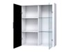 Armoire murale Odebeli 101 (Blanc + Blanc brillant)