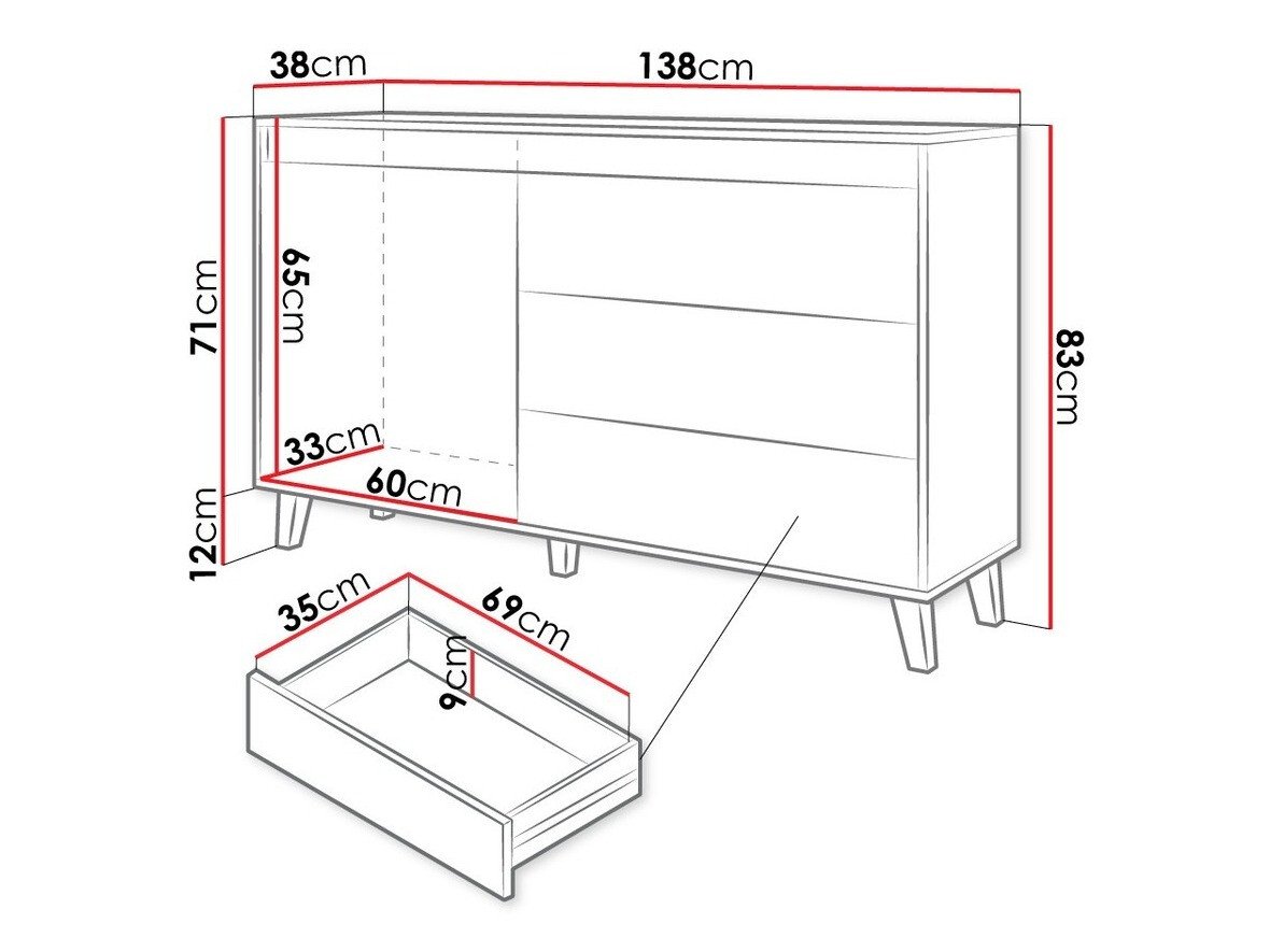 Commode Melevara 100
