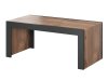 Table basse Charlotte 146 (Chêne wotan + Anthracite)