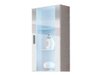 Armoire murale Tornola 103 (Blanc + Blanc brillant)