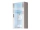 Armoire murale Tornola 103 (Blanc + Blanc brillant)