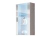 Armoire murale Tornola 103 (Blanc + Blanc brillant)
