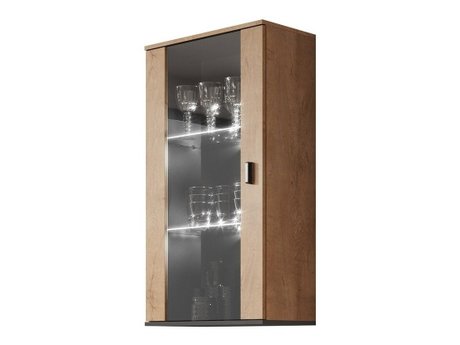 Armoire murale Tornola 103 (Chêne de Lefkas + Noir)