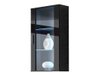 Armoire murale Tornola 103 (Noir + Noir brillant)