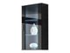 Armoire murale Tornola 103 (Noir + Noir brillant)