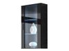 Armoire murale Tornola 103 (Noir + Noir brillant)
