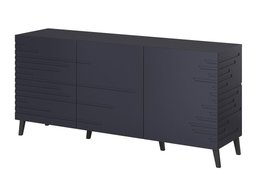 Buffet Charlotte 140 (Bleu foncé)