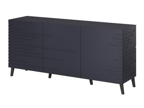 Buffet Charlotte 140 (Bleu foncé)