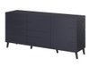 Buffet Charlotte 140 (Bleu foncé)