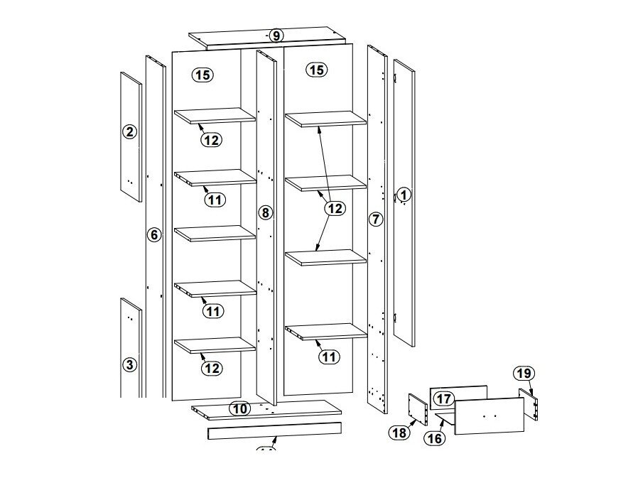 Étagère Odeveni 101