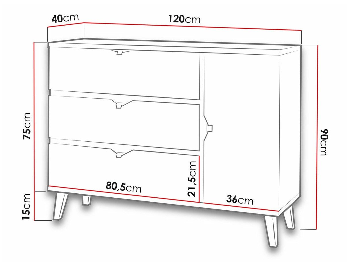 Commode Etrmoru 140