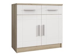 Commode Tucson 144 (Sonoma chêne + Blanc)
