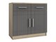 Commode Tucson 144 (Sonoma chêne + Graphite)