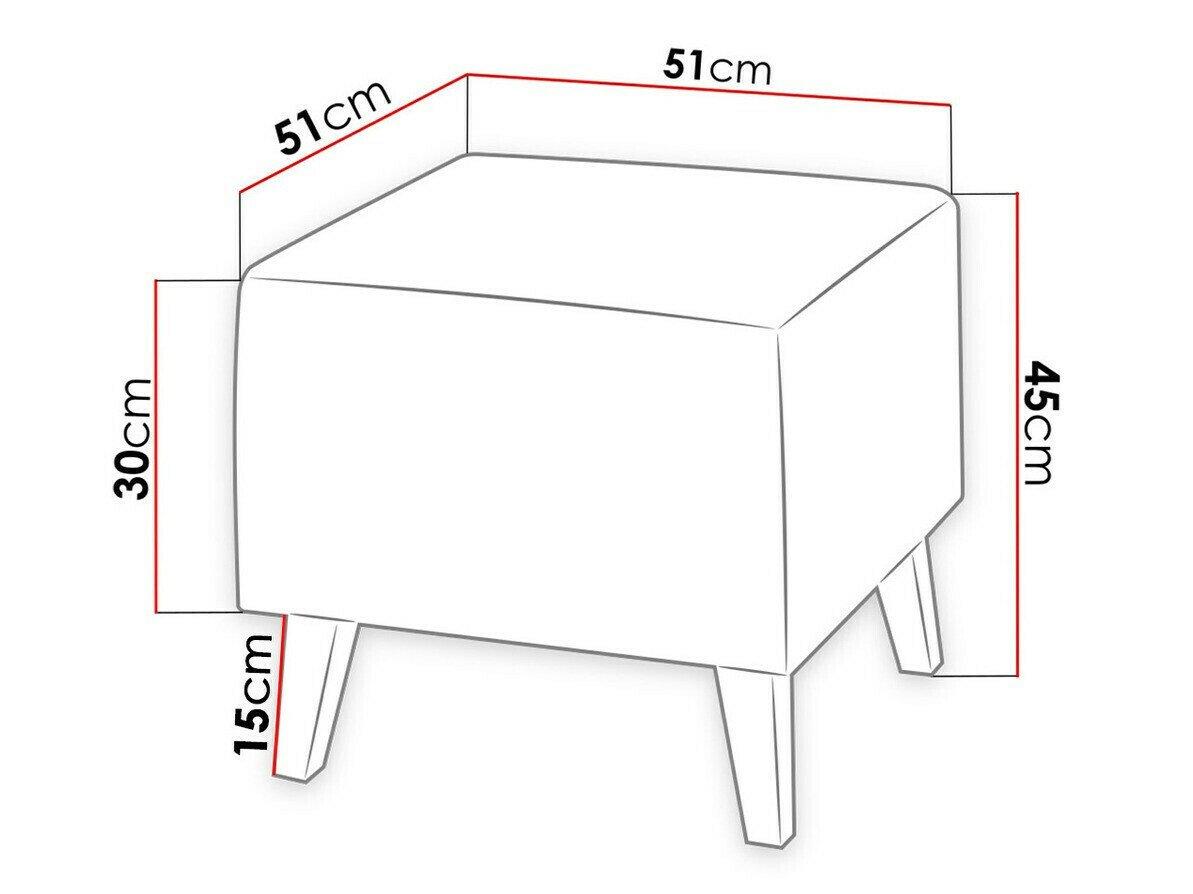 Pouf Delbene 103 (Moric 03)