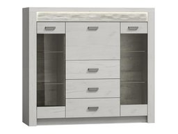 Commode Serfeno 105 (Artisanat blanc)