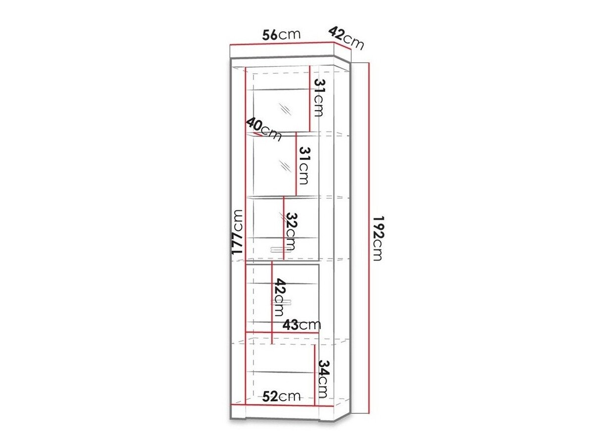 Étagère Serfeno 102 (Artisanat blanc)