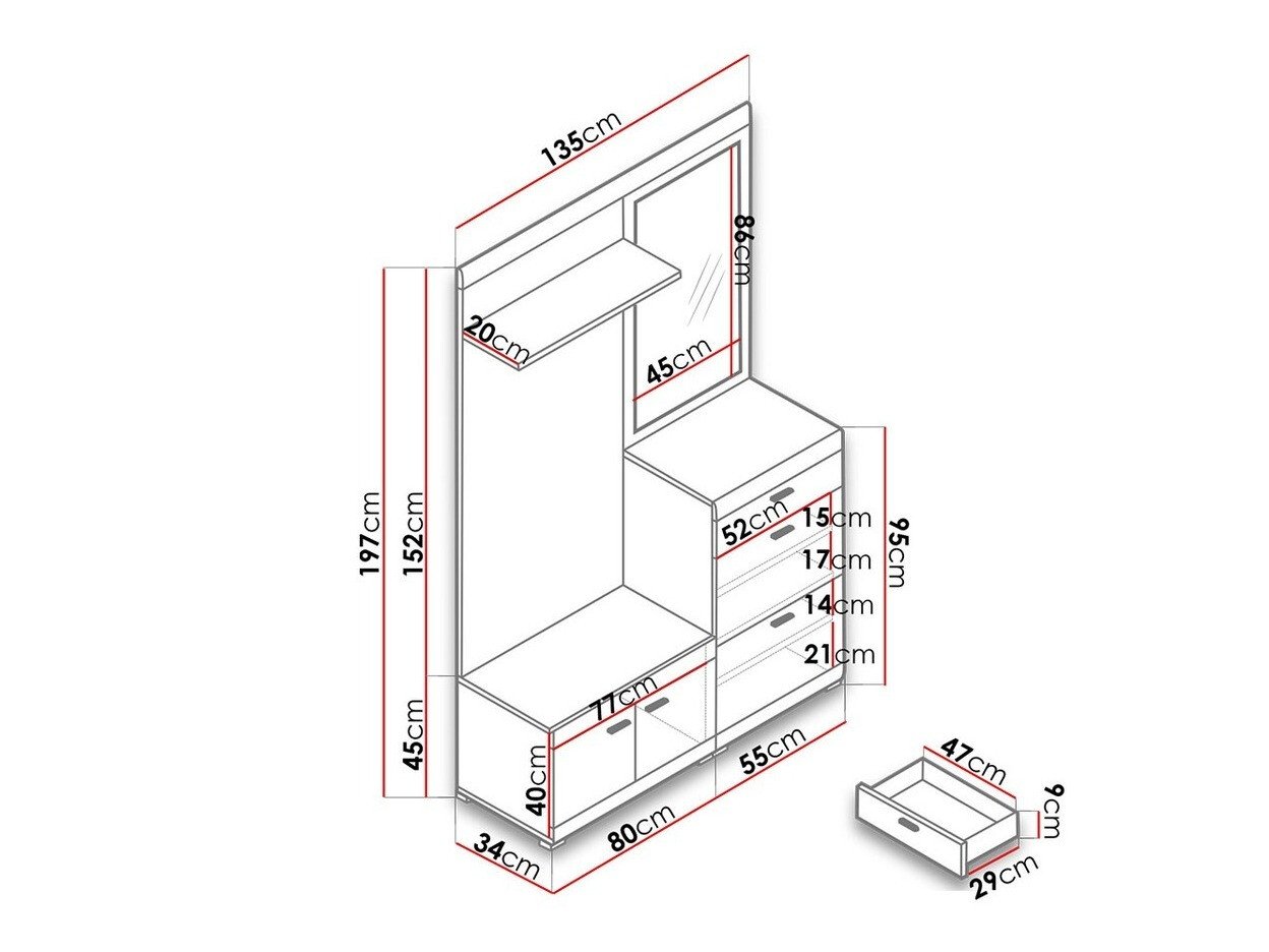 Meuble d'entrée Lima 103