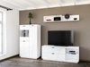 Ensemble de salon Fivale 111 (Blanc brillant + Blanc)