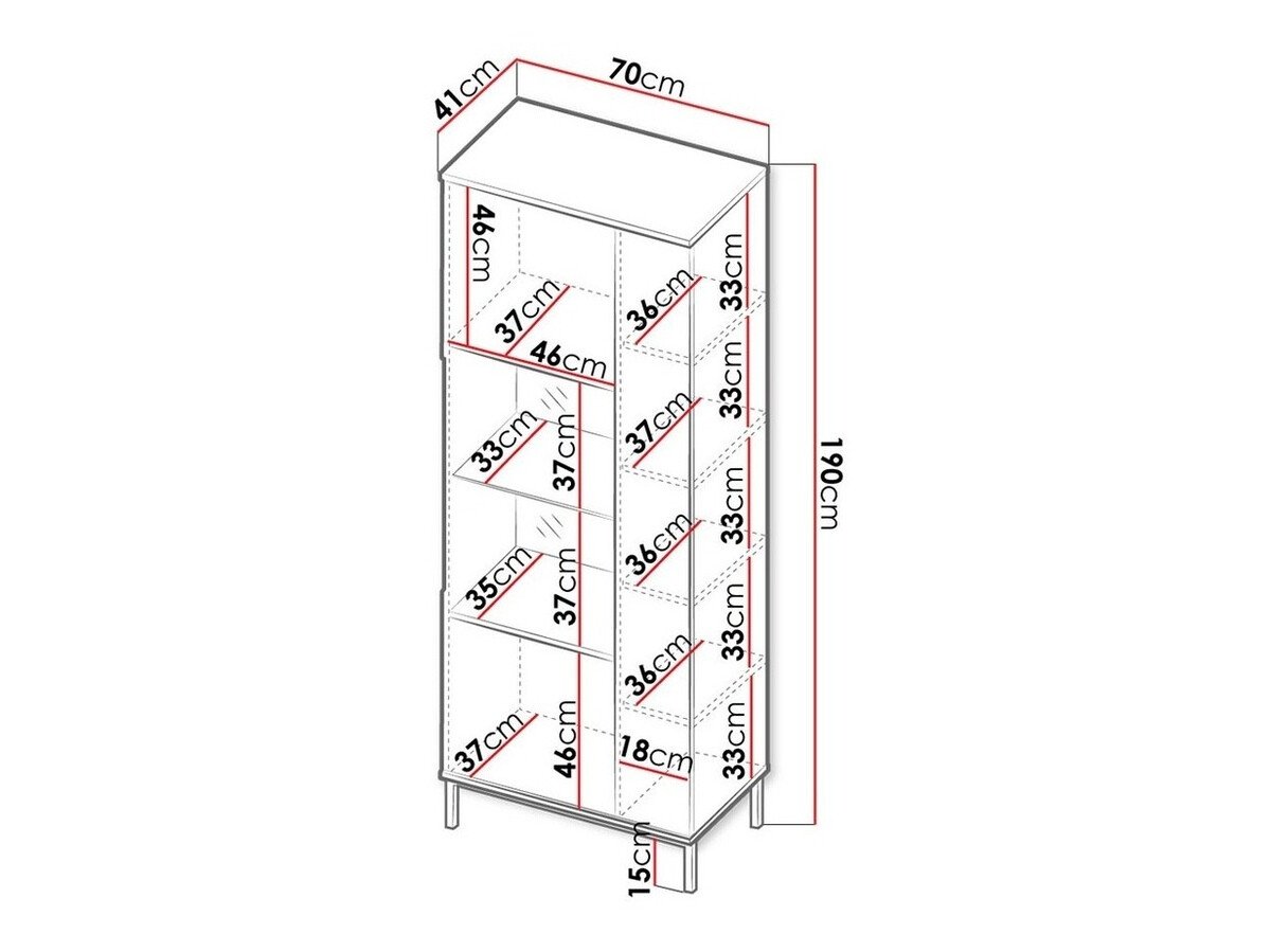 Étagère Lomsore 106 (Clair bois)