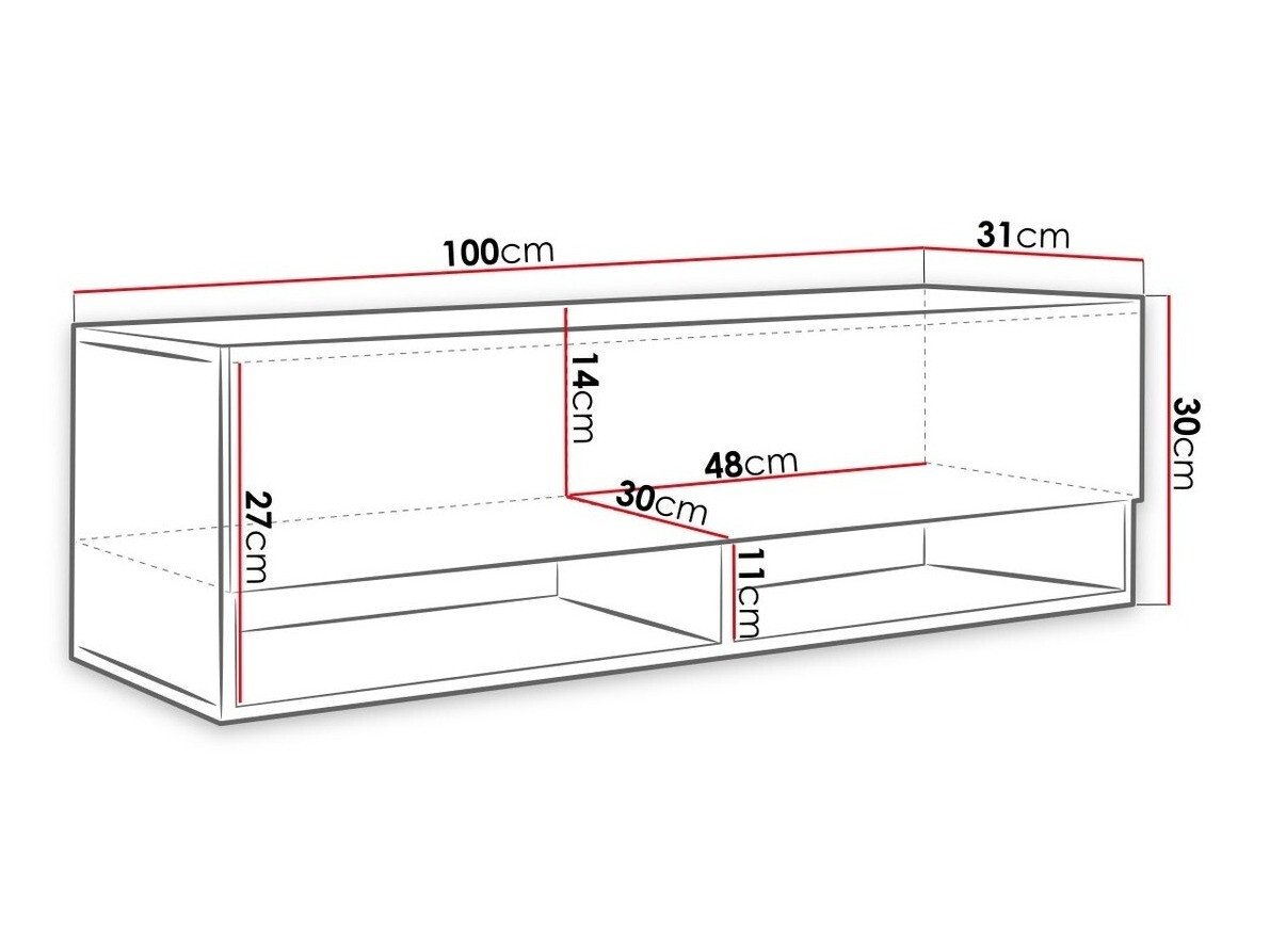 Meuble TV Sarasota 117 (Chêne wotan)