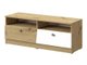Meuble TV Almira 107 (Chêne Artisan + Blanc + Gris)