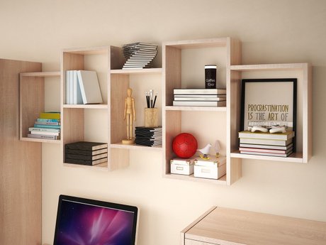 Étagère murale Sarasota 103 (Sonoma chêne)