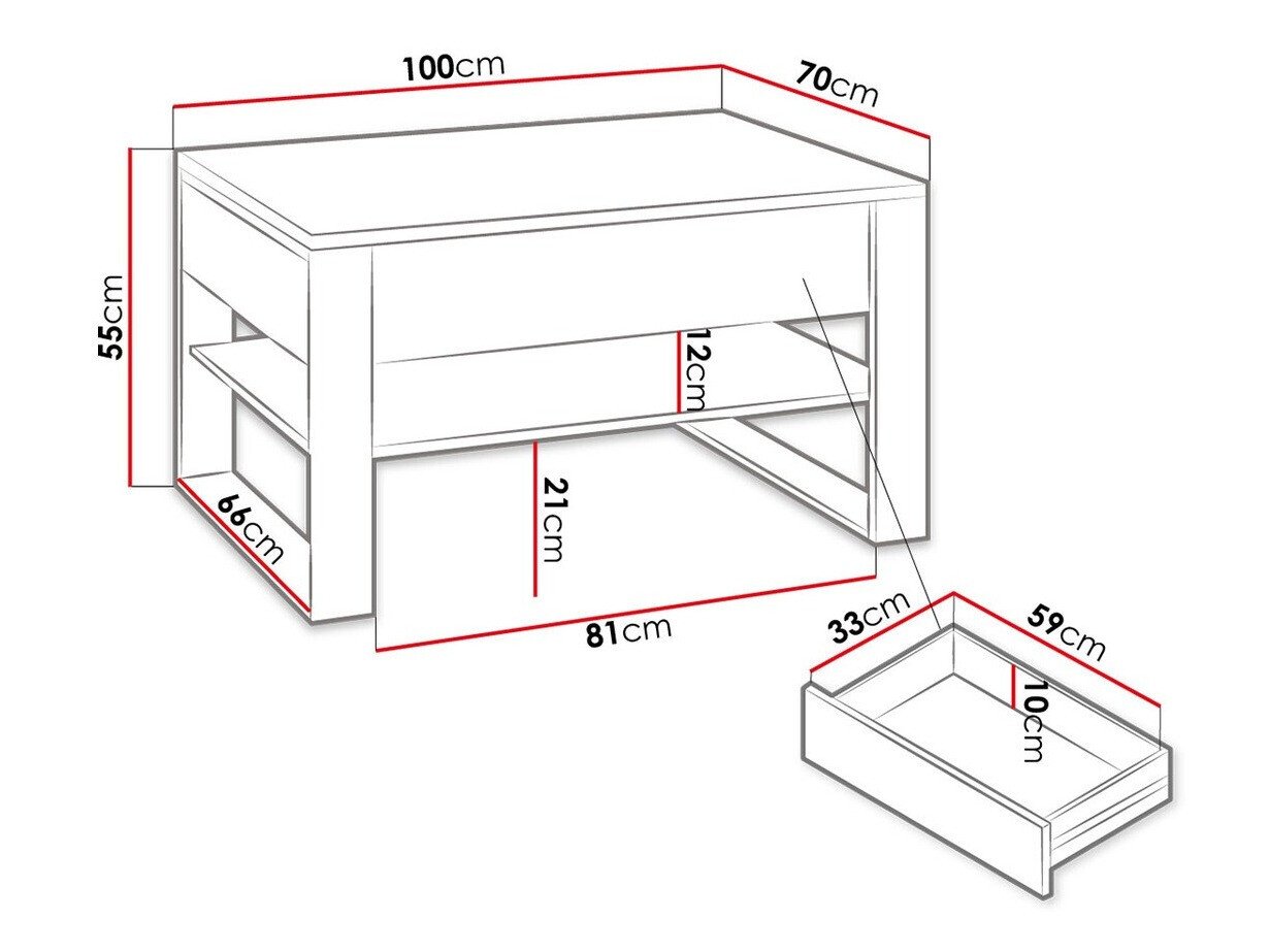 Table basse Luliru 130