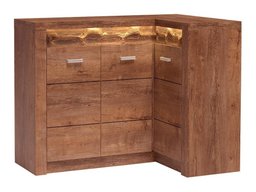 Armoire d'angle Serfeno 112 (Frêne)