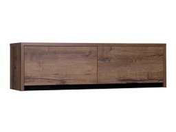 Armoire murale Fivelbo 111 (Chêne du Monastery + Noir brillant)