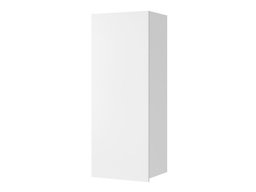 Armoire murale Tivdalu 126 (Blanc + Blanc brillant)