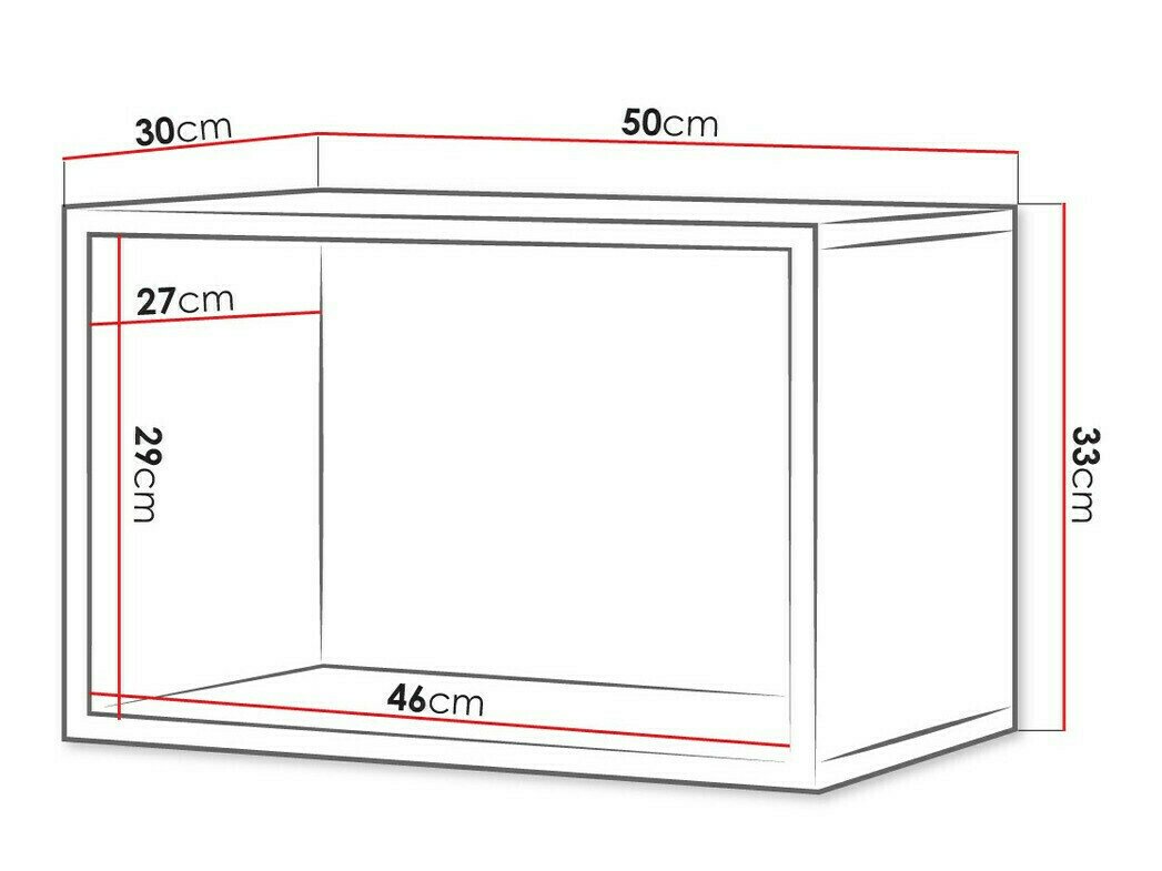 Étagère murale Remus (Chêne Artisan)