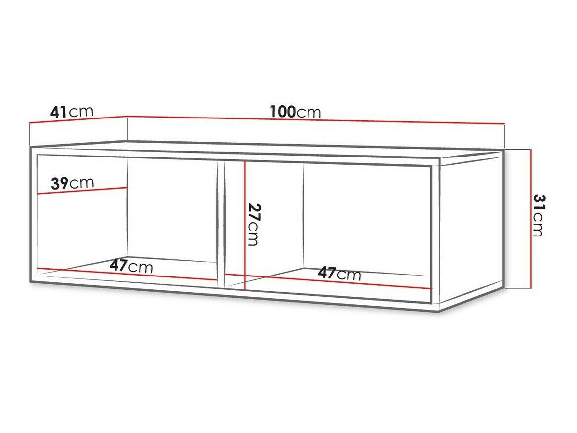 Étagère murale Remus I (Chêne doré)
