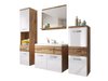 Ensemble de salle de bain Sarasota 109 (Chêne wotan + Blanc brillant)