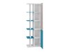 Chambre enfant complète Camteso 114 (Blanc + Chêne + Turquoise)
