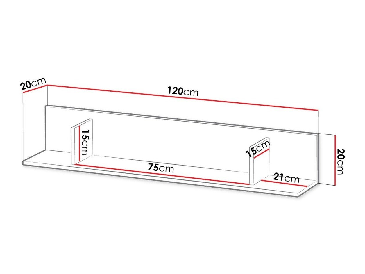 Étagère murale Tolfere 101