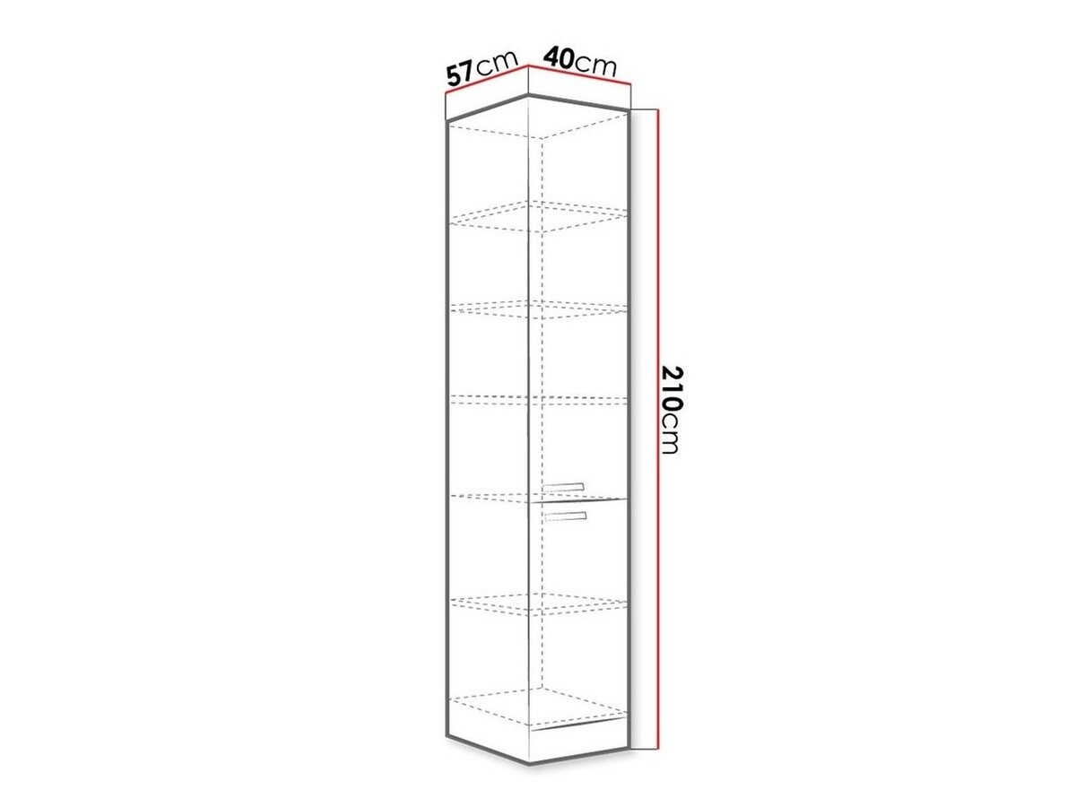 Armoire modulaire avec portes Multi Grey 118