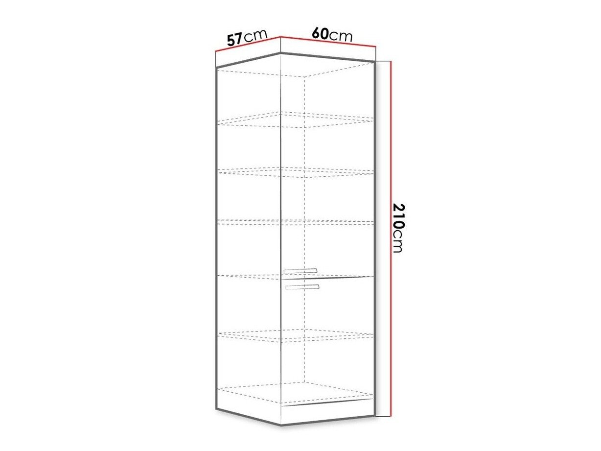 Armoire modulaire avec portes Multi White 115
