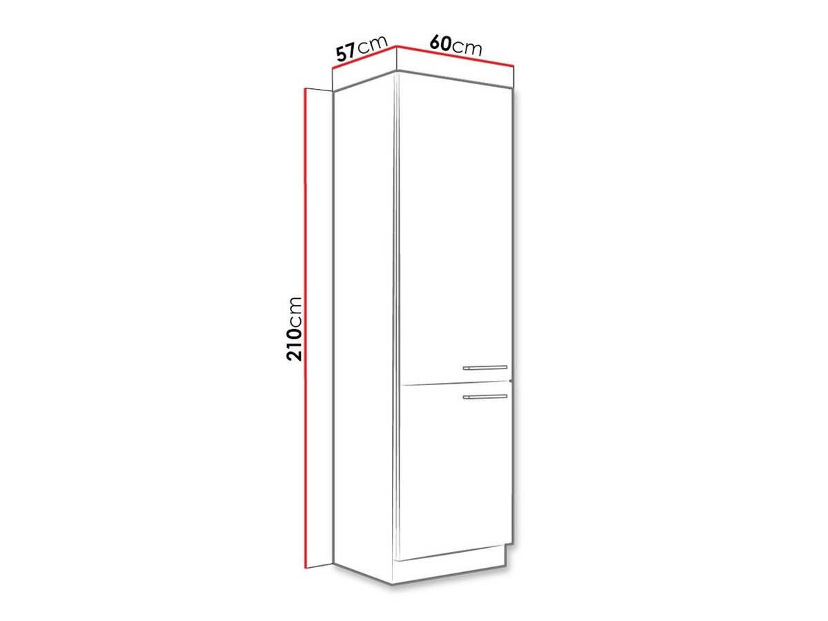 Armoire modulaire avec portes Wood White 135