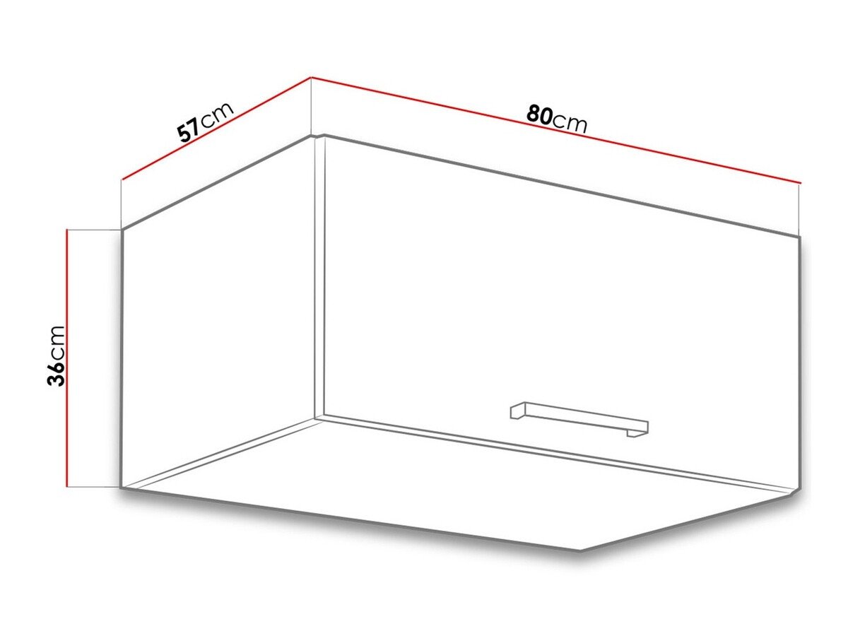 Armoire murale modulaire Wood Grey 133