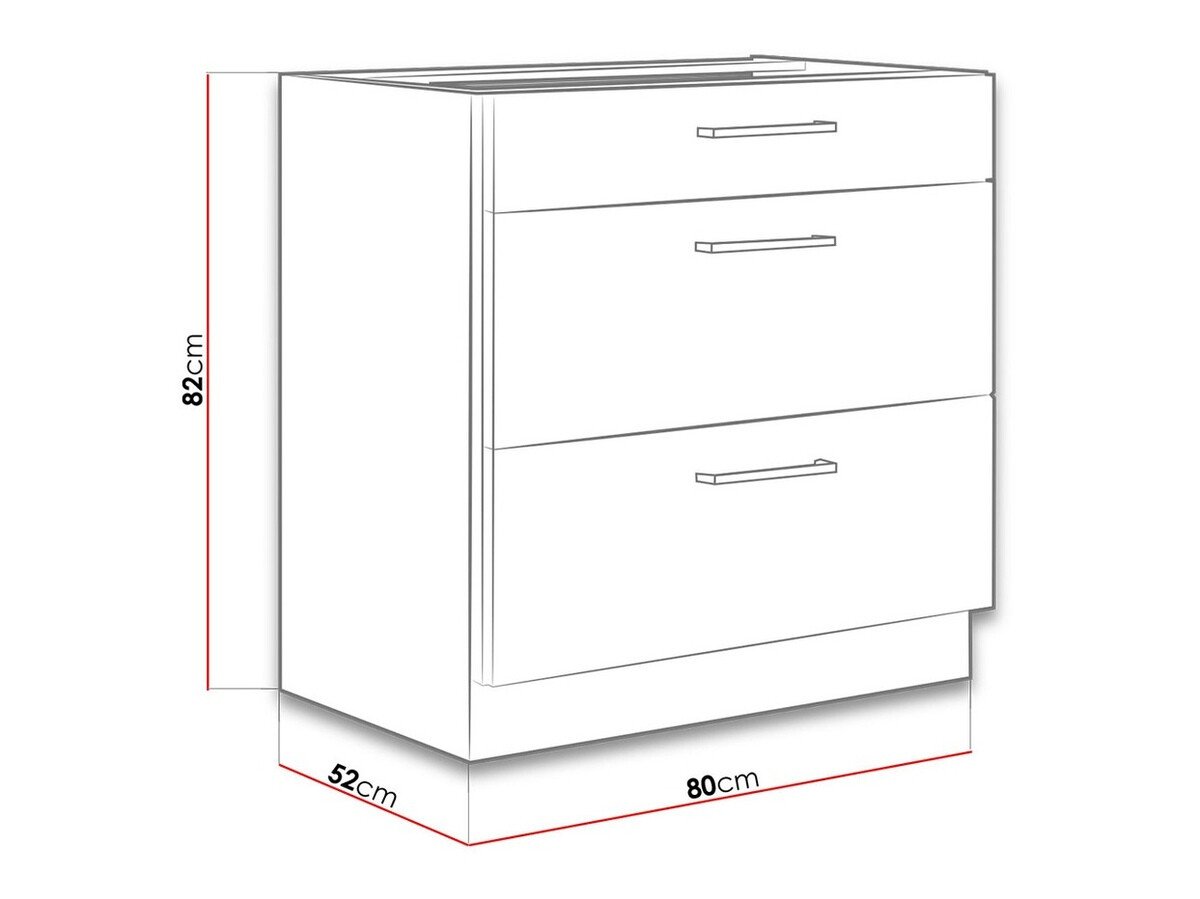 Armoire modulaire avec tiroirs Wood White 123