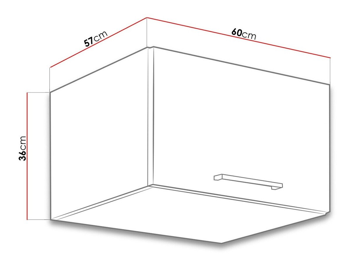 Armoire murale modulaire Wood Grey 124