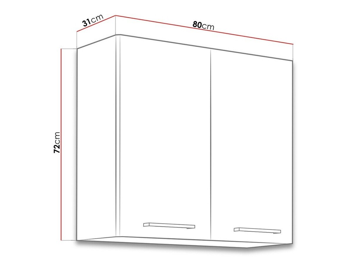 Armoire murale modulaire Wood White 121