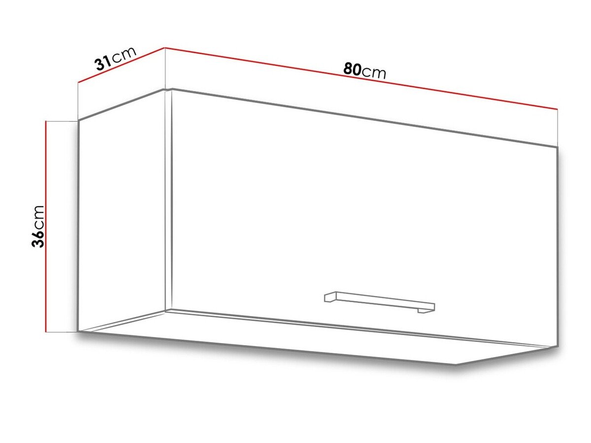 Armoire murale modulaire Wood White 131