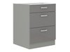 Armoire modulaire avec tiroirs Multi Grey 105