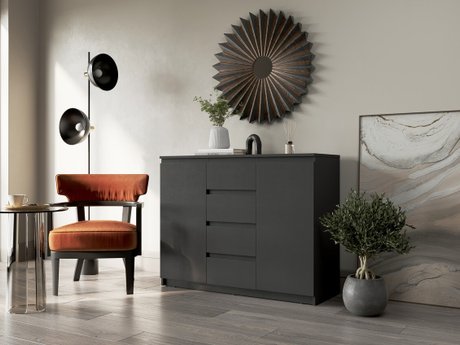 Commode Cirdelu 105 (Noir)