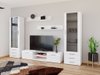 Ensemble de salon Tornola 109 (Blanc + Blanc brillant)