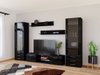 Ensemble de salon Tornola 109 (Noir + Noir brillant)